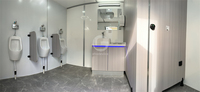 Remorque de toilettes mobiles de luxe commerciale, 2/4/6 postes, avec toilettes et douches portables, idéale pour les événements