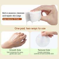 Almohadillas de Tónico Coreanas de Marca Privada OEM ODM Personalizadas al por Mayor, Hidratantes, Exfoliantes, para el Cuidado de la Piel Facial