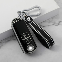 Coque de protection pour clé de voiture en TPU souple de qualité supérieure pour MAZDA Mazda3 Axela ATENZA CX4 CX5 porte-clés porte-clés sac usine