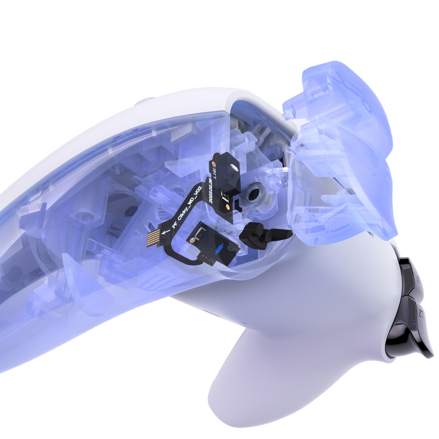 Экстремальный клик мыши микро переключатель плечевой бампер триггер свет клик для волос триггер набор для контроллера PS5