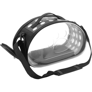 Transparent Foldable Cat Bag <b>EVA</b> Mesh Lining Breathable Crossbody Pet Carrier Large Capacity Portable Durable Travel Bag - Product Image 1