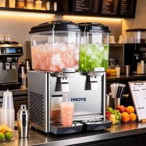 Distributeur de boissons chaudes et froides à 2 cylindres, machine à jus commerciale pour thé au lait et jus - Product Image 6
