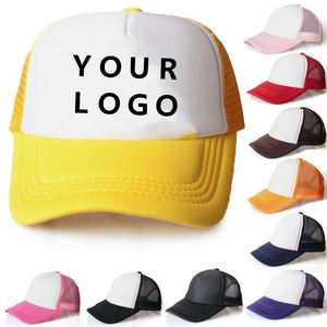 Structured Plain <b>Hats</b> Baseball Cap Bulk Mesh Trucker <b>Hat</b> <b>for</b> Men and Women Promotion Gift - Product Image 1