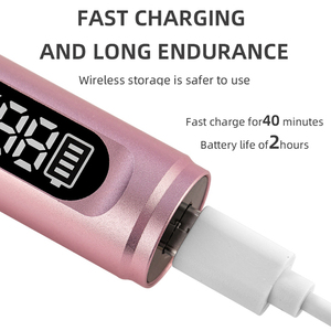 CRYSTALDOMAIN 卸売 日本式 マニキュアツール ポータブル 充電式 ネイルマシン ドリル 研磨ペン ネイルドリル - Product Image 4