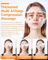 JOCELEE Sicherheit Luftdruck Musik Wärme entlastet Augen belastung Luftdruck Vibrations pflege Musik Smart Digital Eye Massager