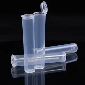 Fast Shipping Wholesale 72mm Transparent Plastic Tubes Top Clear Cylinder Tube Container Packaging With Lid