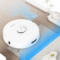 Redroad R10 Robot aspirateur humide équipement de nettoyage à sec appareils ménagers intelligents alimenté par batterie électrique avec de l'eau