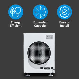 業務用グレード135 PPD 家庭用地下室/地下室全体用除湿機（ダクト式） - Product Image 3