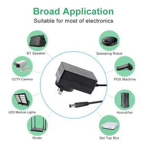 AC DC Switching Power Supply 5V 6V 9V 12V 13V 15V 18V 24V 36V 500mA 1A 1.2A 1.5A 2A 2.5A 3A 3.5A 4A AU Plug Power Adapter