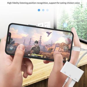 プラグインUSB-C <span class=keywords><strong>3</strong></span>.5mmオーディオアダプター<span class=keywords><strong>3</strong></span> in 1デュアルタイプC Auxスプリッターヘッドフォンジャックドンルオーディオコード充電器アダプター - Product Image 3