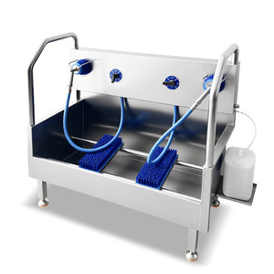 Machine <span class=keywords><strong>à</strong></span> laver les bottes en acier inoxydable, polisseuse de chaussures pour usines alimentaires et salles blanches, machine <span class=keywords><strong>à</strong></span> laver les bottes portative - Product Image 1