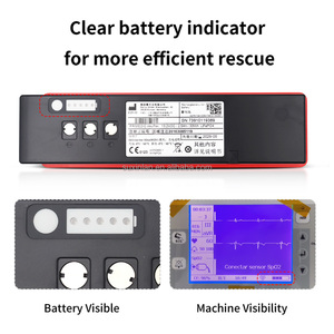 Sumber Daya Cadangan Darurat 2.5Ah 33Wh Baterai LiFePO4 Isi Ulang dengan 500 Siklus untuk Defibrillator Primed M290 - Product Image 3