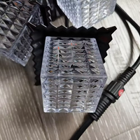 Lumières de jardin extérieures étanches IP65 Chaîne de boules à bulles solaires à LED avec éclairage décoratif rond de festival de boule de cristal en PVC