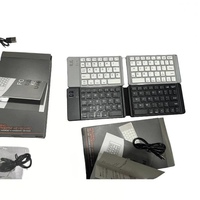 Clavier sans fil pliable multilingue silencieux à touches mécaniques, mini, rechargeable, facile à transporter pour tablette et téléphone, clavier BT
