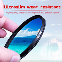 Verre optique haute définition personnalisé 58 67 72 82 mm filtre mince filtre de caméra anamorphique