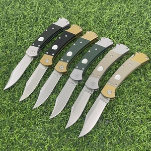 มีดพับ Tredknix BUCK112 สแตนเลส D2 ปรับแต่งได้ ด้ามจับ G10 สำหรับกิจกรรมกลางแจ้งและเอาตัวรอด ขายดี - Product Image 1