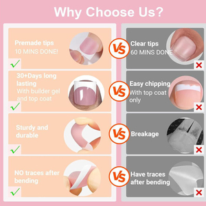 150 <span class=keywords><strong>faux</strong></span> <span class=keywords><strong>ongles</strong></span> de pieds carrés courts à presser, couleur nude rose et blanc, 14 tailles, réutilisables, pour l'été et la plage - Product Image 5
