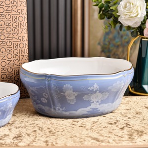 Hot Selling European Ceramic Eco-Friendly 7+10 inch Salad Bowl <b>Dinnerware</b> Set for Home Use and Party - Product Image 6