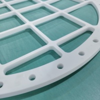 Endüstriyel Sınıf PTFE Destek Izgaralı Filtre Plakası, Hassas Kimyasallar için Özel PTFE Plastik Sızdırmazlık Contası Ara Parça Bağlantı Parçaları
