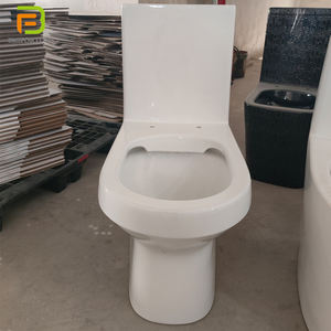 WC monobloc sans bride en céramique à double <span class=keywords><strong>chasse</strong></span> pour salle de bain et hôtel - Product Image 5