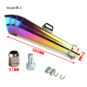 GY6 CG150 CB400 Cafe Racer <span class=keywords><strong>tubo</strong></span> <span class=keywords><strong>de</strong></span> <span class=keywords><strong>altavoz</strong></span> <span class=keywords><strong>de</strong></span> acero inoxidable UTV/ ATV/bicicleta <span class=keywords><strong>de</strong></span> Calle/<span class=keywords><strong>tubo</strong></span> silenciador <span class=keywords><strong>de</strong></span> <span class=keywords><strong>escape</strong></span> <span class=keywords><strong>de</strong></span> motocicleta todoterreno - Product Image 6