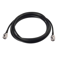 Câble de raccordement RG58 TNC mâle vers TNC mâle Câble coaxial 50 Ohm à faible perte Câble d'extension pour CB Radio/GPS Antenne Wi-Fi Radios