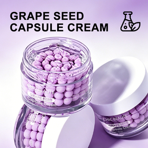 CHIC BEAUTE <span class=keywords><strong>Crema</strong></span> Viso in Capsule con Collagene e Semi d'Uva, Etichetta Privata, per Illuminare, Contrastare i Radicali Liberi e Rendere la Pelle Tonica e Radiosa - Product Image 3