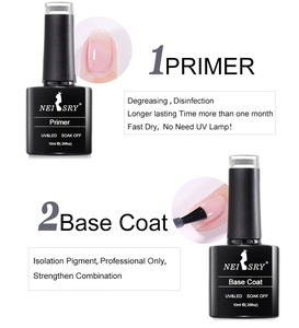 Esmalte de Gel Neissry con Capa Superior Templada, Base y Esmalte para Uñas Sin Dispersiones, Precio al por Mayor - Product Image 2