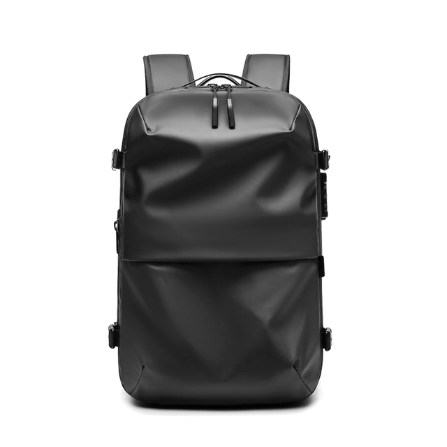 Multi Function Roll Top Compact Daypack 15.6 Inch Waterproof Computer Pack School Laptop Backpack USB Bag for Travelling