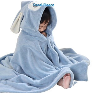 RTS – serviette <span class=keywords><strong>de</strong></span> plage à capuche pour enfants, en molleton <span class=keywords><strong>de</strong></span> corail, éponge microfibre <span class=keywords><strong>de</strong></span> salle <span class=keywords><strong>de</strong></span> <span class=keywords><strong>bain</strong></span>, dessin animé, <span class=keywords><strong>poncho</strong></span> à capuche pour bébés - Product Image 1
