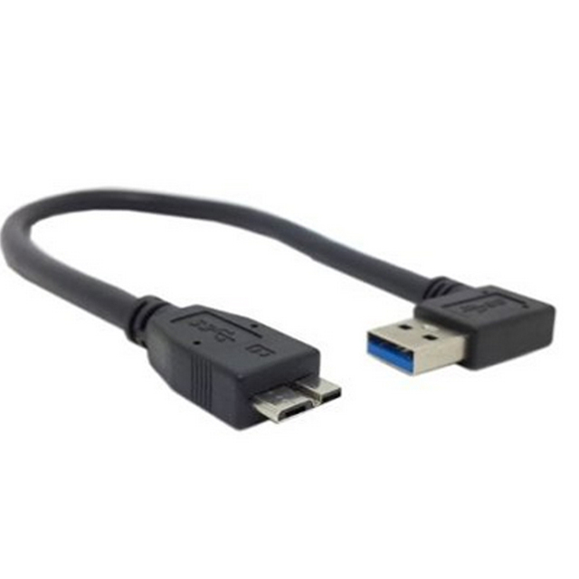 Custom Crossover Active Optical Diy Left up Down l Shaped 90 Degree Right Angle Usb3 Usb 3.0 a Am Male to Micro B Bm Male Cable