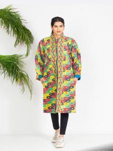 Vintage Cotton Kantha <b>Jacket</b> Women Handmade Quilted Reversible Colorful <b>Patchwork</b> <b>Jacket</b> Bohemian Style Winter Casual Clothing - Product Image 6