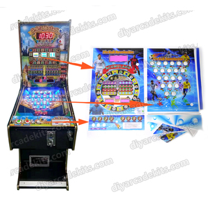 Accesorios DIY para Máquina de <span class=keywords><strong>Pinball</strong></span> Personalizada, Piezas con Patrón de Acrílico para Máquina de Juego de <span class=keywords><strong>Pinball</strong></span> Operada por Monedas, Juego <span class=keywords><strong>Arcade</strong></span> de 6 Bolas - Product Image 2