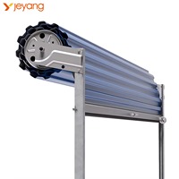 Porte à enroulement automatique antivol en aluminium, plusieurs styles, couleur personnalisée, vente en gros, pour villa, entrepôt, commerce