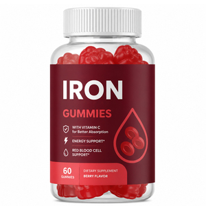 Gummies véganes bio OEM/ODM pour adultes – Supplément minéral riche en vitamines du complexe B et en zinc favorisant l'absorption du fer - Product Image 1