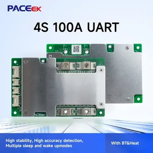 PACEex Lifepo4 12V 4S Smart <span class=keywords><strong>BMS</strong></span> 100A แผงป้องกันแบตเตอรี่พร้อมบลูทูธในตัวและ<span class=keywords><strong>การ</strong></span>เชื่อม<span class=keywords><strong>ต่อ</strong></span>แบบ UART Heat Series - Product Image 2