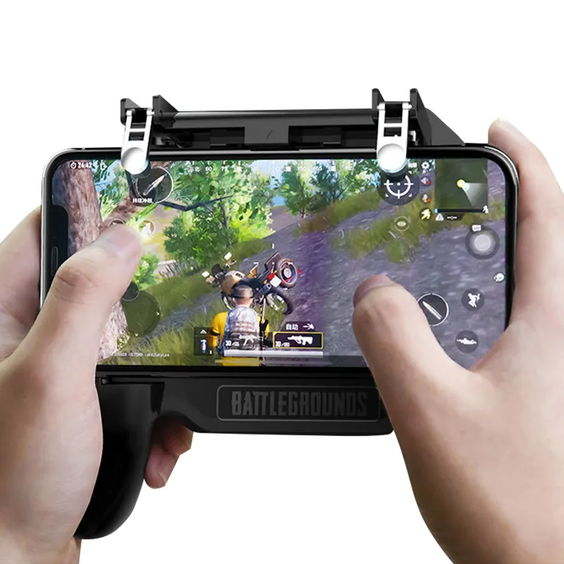 Mobile Gamepad Joystick 2000mAh 4000mAh Battery Cooling Fan Shooting Trigger Game Controller for PUBG Mobile Game