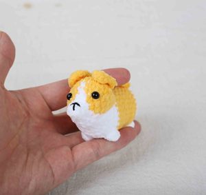 Funny Puppy Crochet Keychain Handmade Knitted Corgi Keyring Cute Crochet Mini Dachshund Doll Key Ring Charm Animal <b>Dog</b> Key <b>Chain</b> - Product Image 3