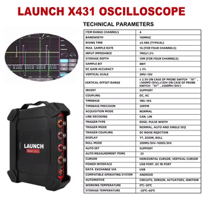 LAUNCH X431 O2-<span class=keywords><strong>2</strong></span> осциллограф Scopebox Analizador 4-канальный цифровой Scopebox тестер USB порт работает с X431 PAD VII PAD V PAD - Product Image 2