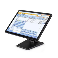Pantalla táctil de 15-17-19-21,5 pulgadas plegable para un toque sólido mejorado para el sistema POS de restaurantes y equipos de publicidad