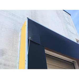 Abri de quai rétractable SG avec rideau en PVC auto-extinguissant pour une installation facile sur les quais de chargement - Product Image 3