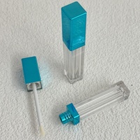 Emballages cosmétiques, tubes à gloss à lèvres carrés DIY, tubes à gloss à lèvres transparents, tubes à gloss à lèvres vides