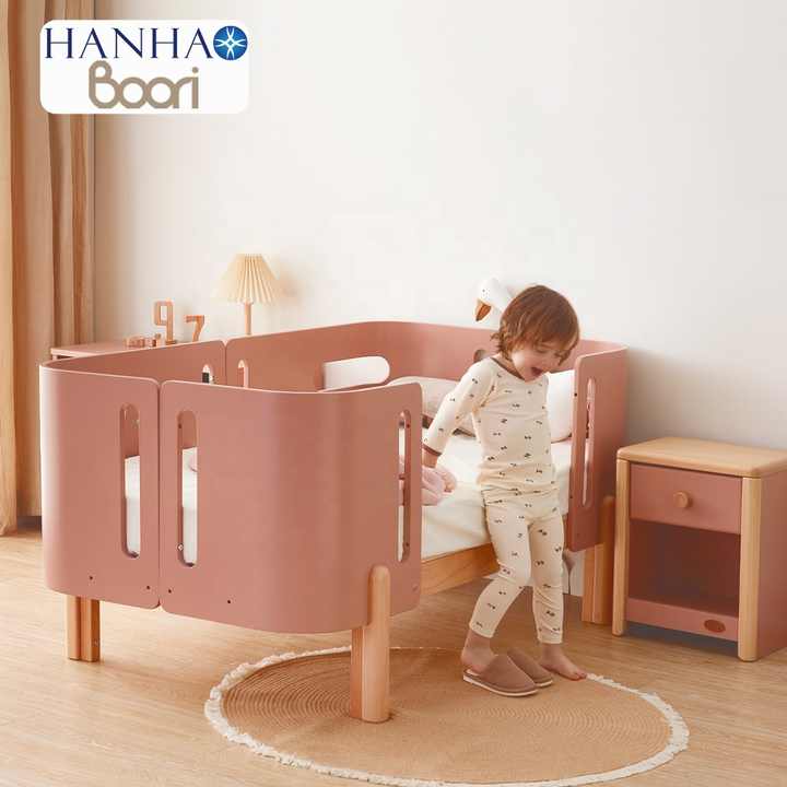 Only B2B Boori Kids Small Wooden Toddler Bed Single Adjustable Children