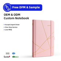 Carnet de luxe mignon personnalisé, journal intime A6 de poche rechargeable en cuir végétalien pour filles, agenda quotidien 2026