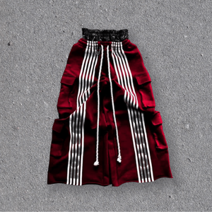 กางเกงขาตรงเอวสูงสำหรับผู้ชายกางเกงวินเทจผ้าคอตตอนพิมพ์ลายต้นไม้จริงแบบกำหนดเอง - Product Image 3