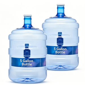 Bidon d'eau en plastique transparent épais et réutilisable de 5 gallons (19 litres) pour station de remplissage d'eau – Achat en gros - Product Image 1