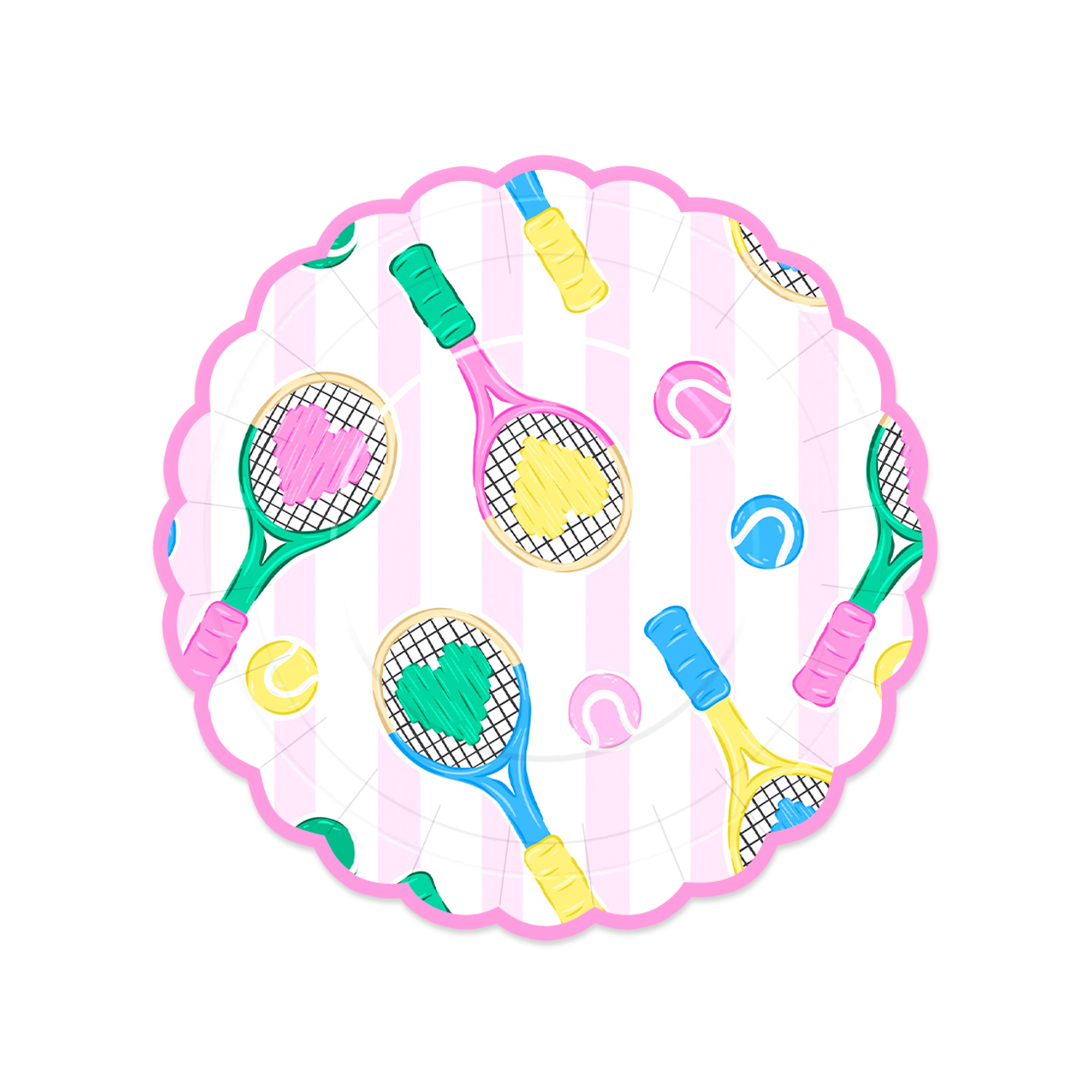 Assiette en carton de 8,5 pouces