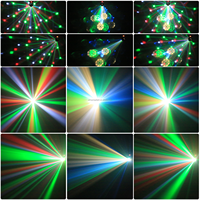 Mini projecteurs de scène LED 30W DMX512 avec télécommande et contrôle sonore, lumière de tête mobile DJ Disco, effet boule magique, faisceau lumineux mobile