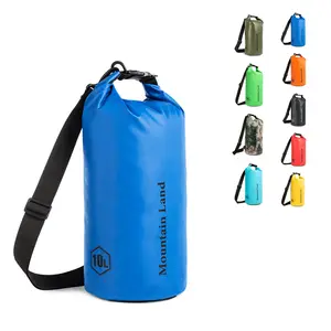 Gran Capacidad Disponible 10L a prueba de fugas flotante pesca océano rollo superior saco seco mantiene el Equipo Impermeable bolsa seca mochila