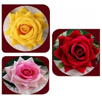 Luxuriöse Künstliche Rose mit Glaskuppel und LED-Beleuchtung - Langlebige Tischdekoration für Muttertag & Weihnachten